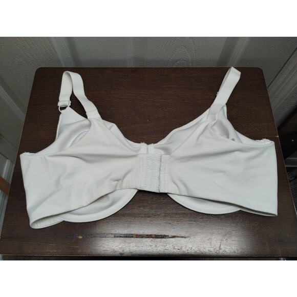 Vanity Fair Size 44DDD White Radiant 2-Ply Back Smoothing Underwire Bra 76571 - Picture 3 of 5